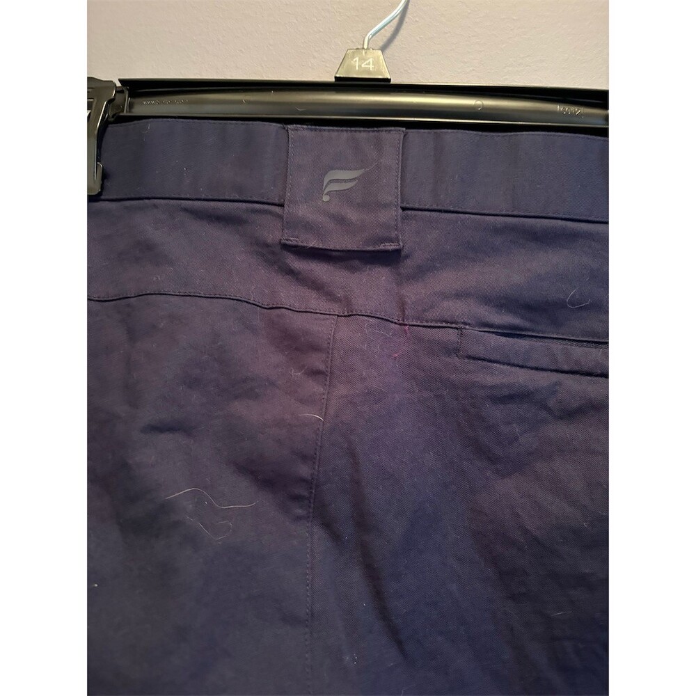 Fabletics Chino Pants Mens 36x32 Navy Blue Flat Front Straight Leg - Picture 6 of 8